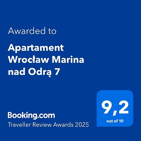 Apartament Wroclaw Marina Nad Odra 7 Eksteriør bilde
